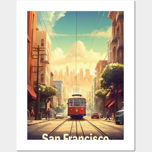 San Francisco, Travel poster Posters and Art